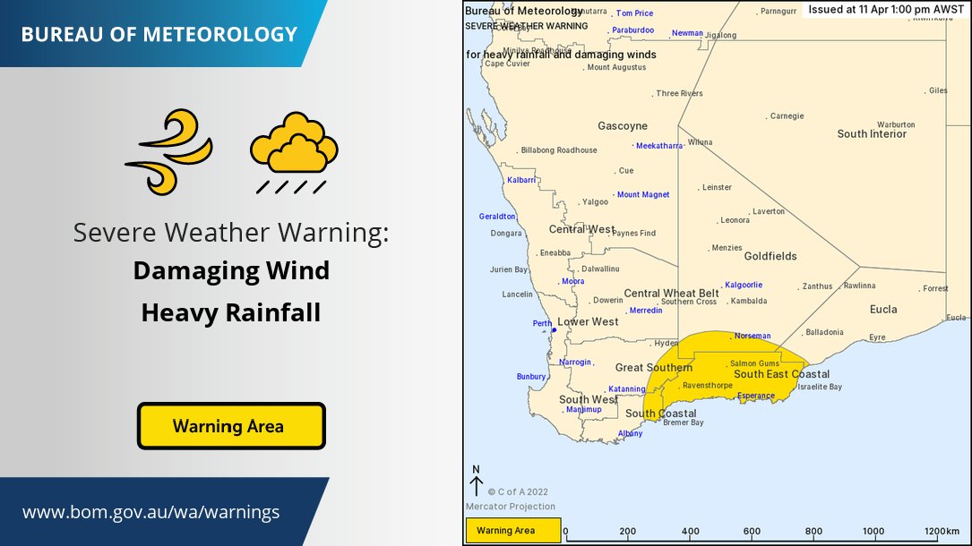 Bureau of Meteorology, Western Australia on Twitter "A Severe Weather