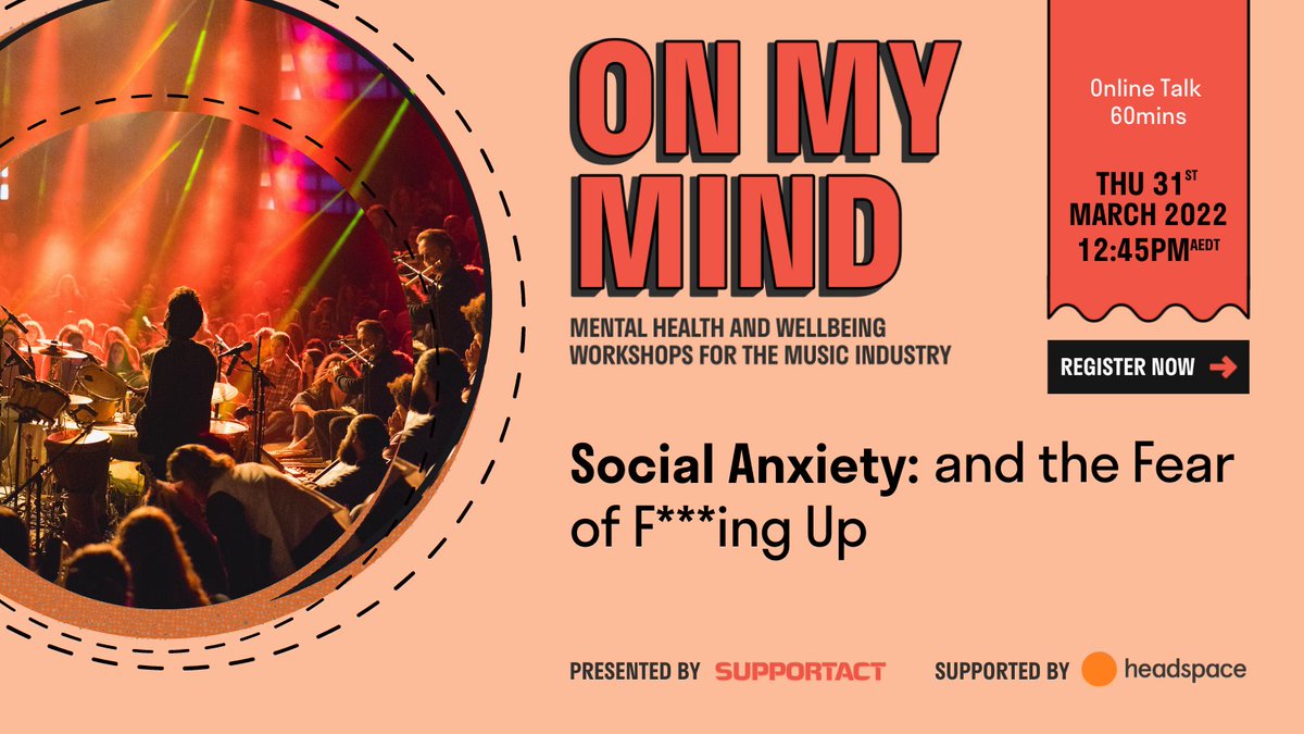 Missed our latest On My Mind - Social Anxiety? Head to the website to watch now - bit.ly/3O1xk6R  #mentalhealth #event #onmymind #musicindustry #anxiety