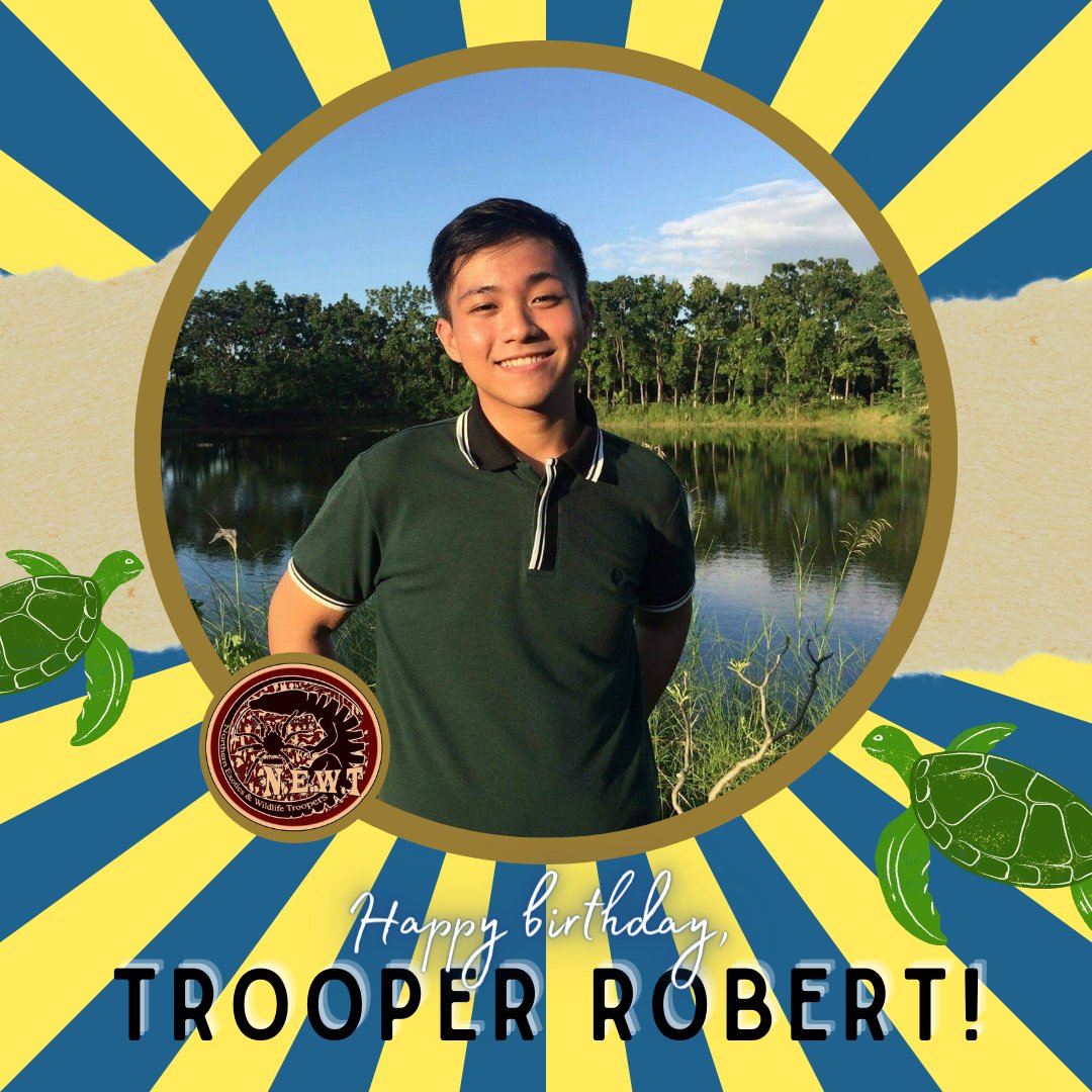 newtneb's tweet photo. A man of sweet smiles and darling eyes. Affectionately known for that one mishap during his volunteer days, Trooper Robert is one you can call a sunshine amidst the rain. 

Today is his special day, and thus needs to be celebrated! Happy Birthday, Trooper Robert! ❤ https://t.co/SLM1tYQFx6