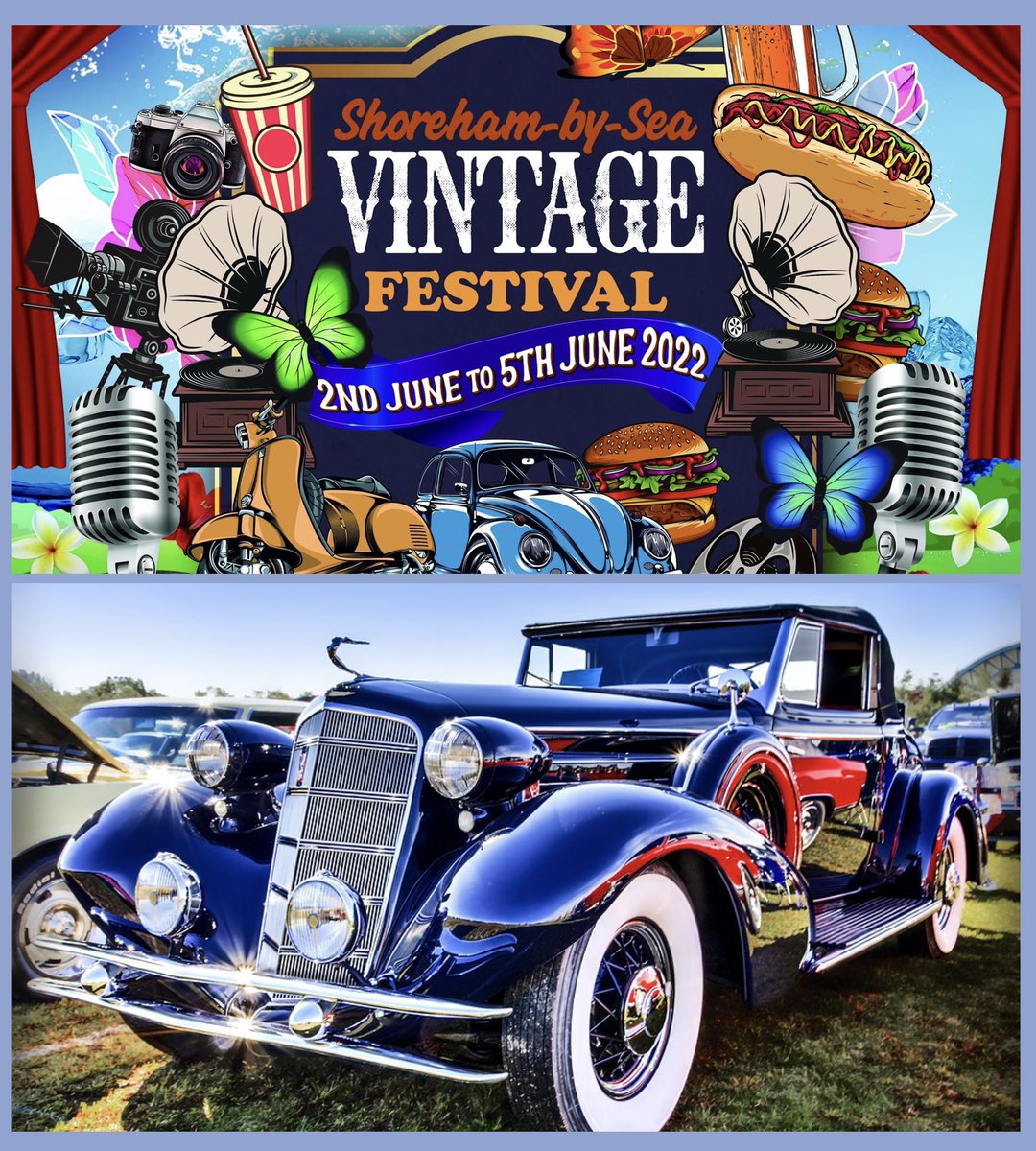 Faiza21's tweet photo. 📣📣 Are you the proud owner of a vintage vehicle if so the Shoreham-by-Sea Vintage Festival needs you. Come and display it, it’s free and make our Vintage really super special - contact us at fs@carrotevents.co.uk 👍 🛵🚗🏍🏎🚜👍

https://t.co/5ht8QCR6zc
#shoreham #vintagecar https://t.co/qvAm2GrrWY
