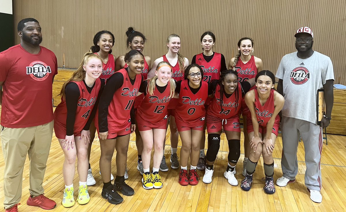 AntowinEdwards1's tweet photo. 4-0 in the first tournament of the travel season.  The girls really played hard and we appreciate all the support. I am excited for this team because they have a chance to be really good.  Let’s go Della Basketball!  @dellalamb_bball #WEPLAY4SCHOLARSHIPS https://t.co/y2uX1pkKnt