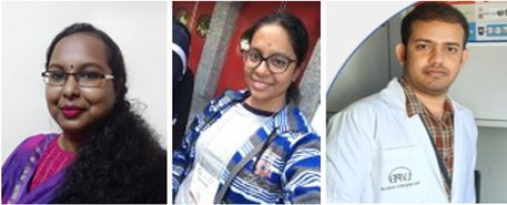 ISHG_INDIA's tweet photo. Congratulations MS. BINITHAMOL K POLAKKATTIL, MS. UPASANA BHATTACHARYYA, MR. SATISH PATNAIK for winning the Young Scientist Award 2022 of Indian Society of Human Genetics. We also appreciate the efforts of all YSA participants for their exemplary performance and a bright future. https://t.co/QygAG7Gq1I