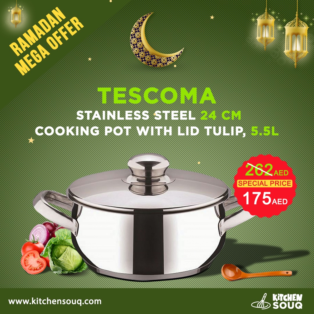 KitchenSouq's tweet photo. MEGA OFFER!!! Tescoma Cooking Pot at a special price.
Hurry up : https://t.co/JxdaFx4UYU https://t.co/w1enxAGY3D