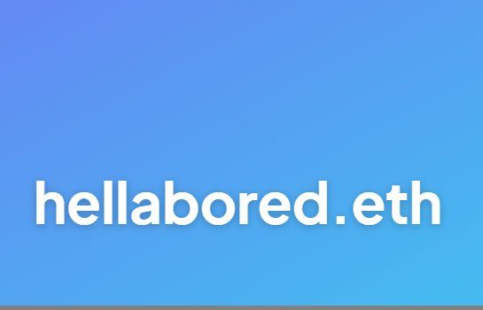 ArenasVFX's tweet photo. Hey @BoredApeYC holders .. just how bored are you?
#ENS #EthereumNameService #NFTs #BAYC #MAYC #NFTCommunity #HellaBored #BoredAF #BoredApes
#BoredApe #Bored #NFT https://t.co/FshAtMasR9
