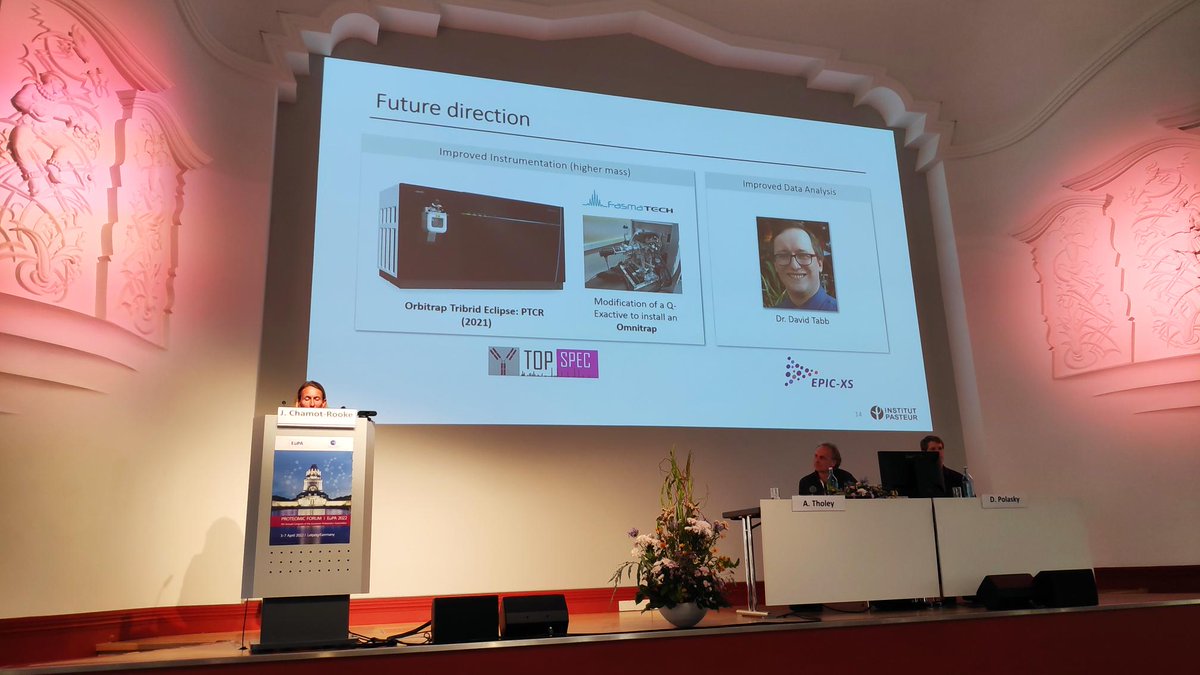 TopSpecMS (@topspecms2) on Twitter photo Thank you <a href="/jchamotrooke/">Julia Chamot-Rooke</a> for a great talk at the top-down proteomics and native mass spectrometry session at EUPA 2022 in Leipzig. 👏👏👏 Thank you <a href="/jchamotrooke/">Julia Chamot-Rooke</a> for a great talk at the top-down proteomics and native mass spectrometry session at EUPA 2022 in Leipzig. 👏👏👏