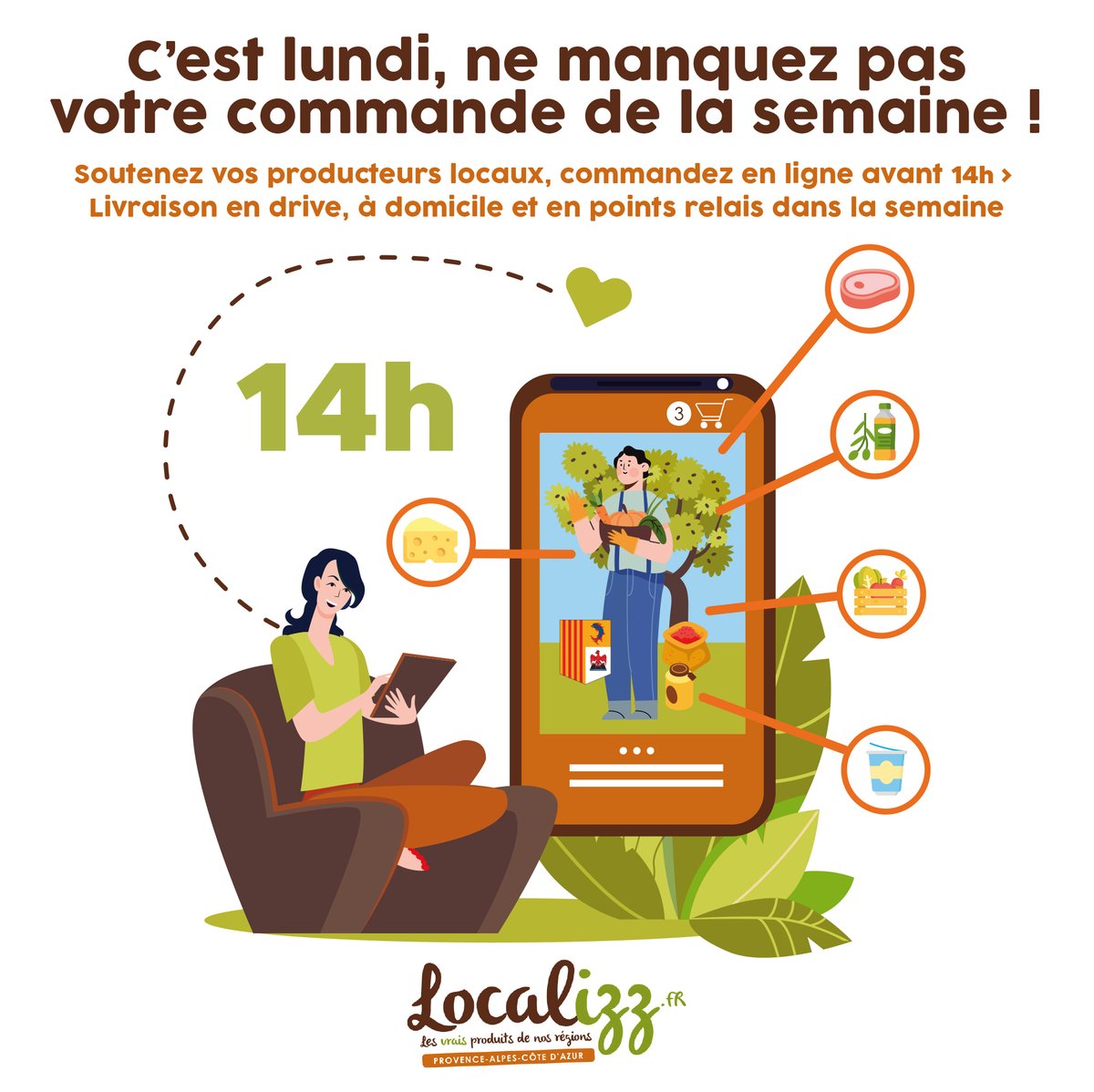 LocalizzFr's tweet photo. 🍓 𝗗𝗘𝗝𝗔 𝗟𝗨𝗡𝗗𝗜 ! 𝗖𝗢𝗡𝗦𝗢𝗠𝗠𝗢𝗡𝗦 + 𝗟𝗢𝗖𝗔𝗟, 𝗩𝗢𝗨𝗦 𝗔𝗩𝗘𝗭 𝗝𝗨𝗦𝗤𝗨’𝗔 𝟭𝟰𝗛 𝗣𝗢𝗨𝗥 𝗣𝗔𝗦𝗦𝗘𝗥 𝗩𝗢𝗧𝗥𝗘 𝗖𝗢𝗠𝗠𝗔𝗡𝗗𝗘 𝗗𝗘 𝗟𝗔 𝗦𝗘𝗠𝗔𝗜𝗡𝗘. Passez vos courses 100% locales sur https://t.co/AhAIqqFxRd.
#aixenprovence #calas #cabries #marseille https://t.co/NVHo72RB2z