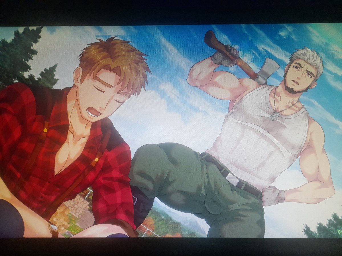 MarshallDays's tweet photo. Yoshi es demasiado hermoso 🥺
Y bueno, ya está viendo con qué hacha Goro lo va a partir a la mitad 🔥
#CampBuddy #ScoutmasterSeason #GoroNomuro https://t.co/FsZ19xa9wJ