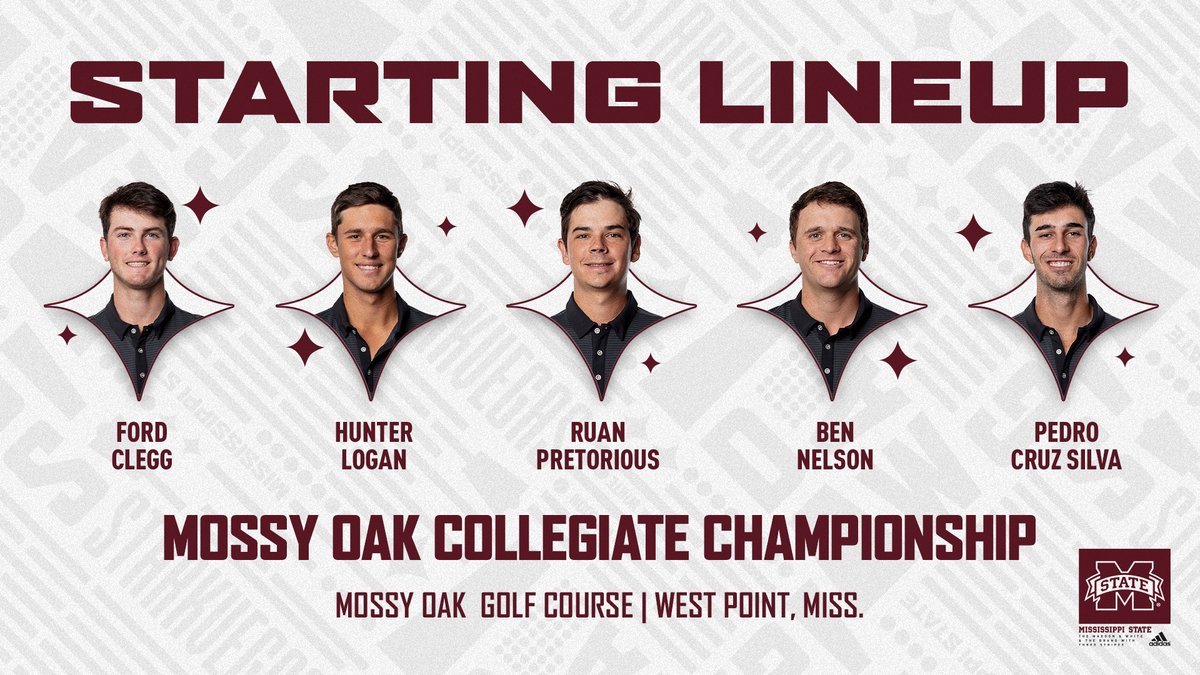Your Starting Five 🤩

Competing individually for the Bulldogs:
▫️ <a href="/austin_vukovits/">Austin Vukovits</a> 
▫️ <a href="/william_wann/">William Wann</a> 
▫️ <a href="/h_davis21/">Harrison Davis</a> 
▫️ <a href="/NimmoJay/">Jay Nimmo</a> 
▫️ Loïc Ettlin

#HailState🐶