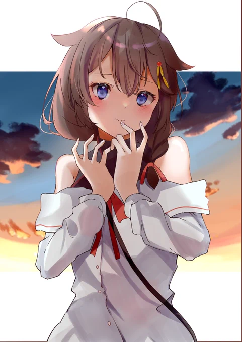 【ご報告】
神戸かわさきの新刊、表紙デザインができました!
当日はこちらを目印にお越しくださいませ🥰

推しの可愛さを伝えられるよう、精一杯頑張ります～!!

#艦これ  #神戸かわさき9 