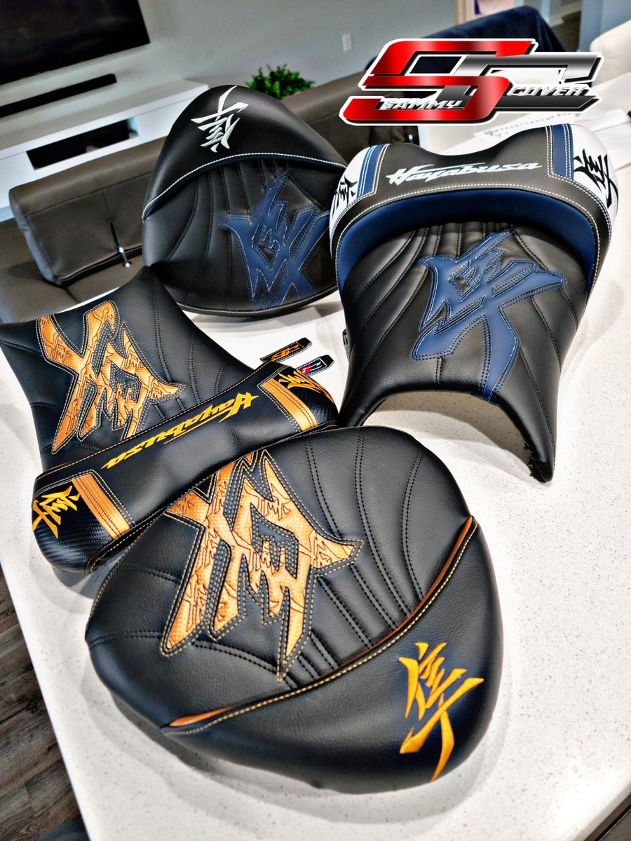 SammySeatCover's tweet photo. HAYABUSA SEATS 2022🔥
#SammySeats #OwnerStyle #HighQuality https://t.co/UBe9HjvYTZ