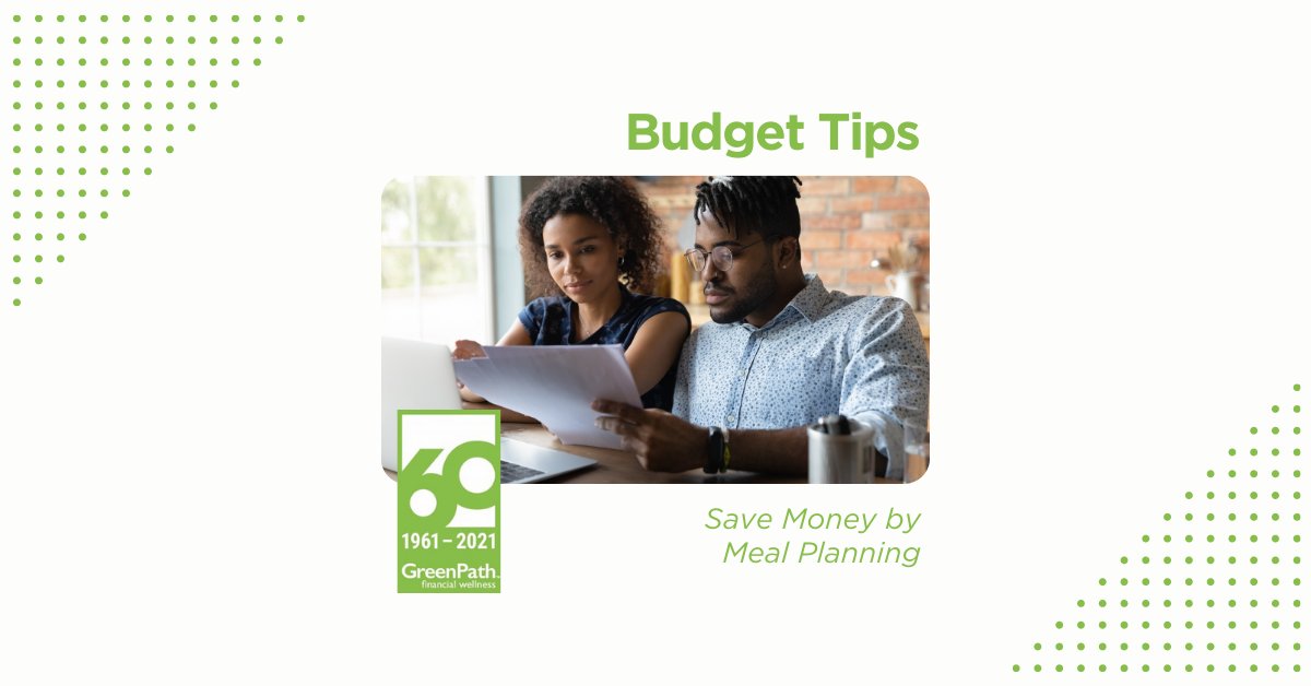GreenPath's tweet photo. It's Money Smart Week and we have some meal planning tips to share! Meal planning can help us stay on top of our finances and make smart purchases. Here are some helpful tips for staying within budget while meal prepping👉 https://t.co/CNguGhQuFx https://t.co/GbDCPnkWz1