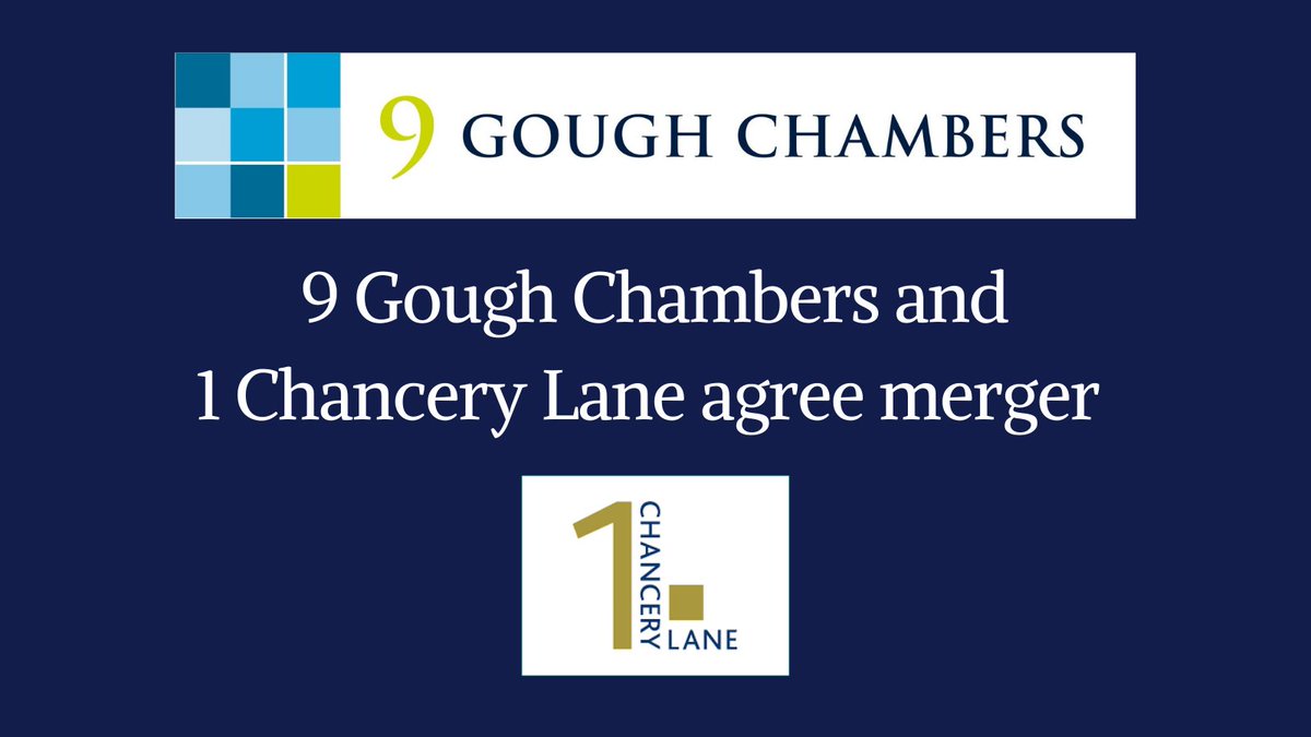 Deka Chambers (@dekachambers) on Twitter photo There is huge excitement among the 125 barristers (including 14 silks) at @9GoughChambers and <a href="/1ChanceryLane/">1 Chancery Lane</a> who will merge in the Autumn to be known as 5 Norwich Street. It will be one of the leading Common Law sets in the UK.
👇Read the full release:
9goughchambers.co.uk/9-gough-chambe… There is huge excitement among the 125 barristers (including 14 silks) at @9GoughChambers and <a href="/1ChanceryLane/">1 Chancery Lane</a> who will merge in the Autumn to be known as 5 Norwich Street. It will be one of the leading Common Law sets in the UK.
👇Read the full release:
9goughchambers.co.uk/9-gough-chambe…