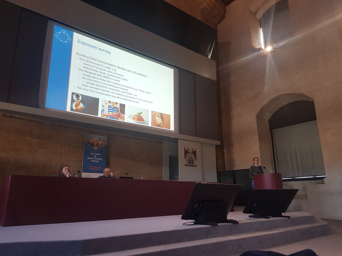 Dr. Opsteegh presenting at #OHEJPASM2022. The multicountry quantitative exposure survey conducted in our #TOXOSOURCES project was designed for QMRA for #Toxoplasma, but the data can be also useful for other projects

#OneHealth #collaborations #FAIR