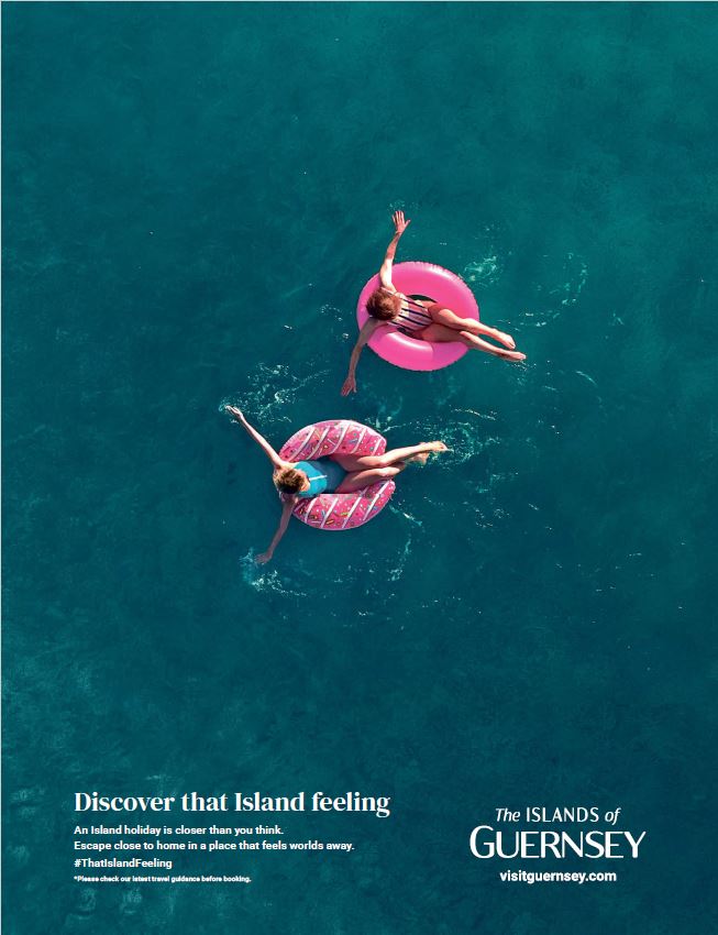 _alliedmedia's tweet photo. Visit Guernsey 2022 spring campaign, looking good! 
#visitguernsey #holiday #britishisles #tpaagency #creativeagency https://t.co/8DBVQiw0wp