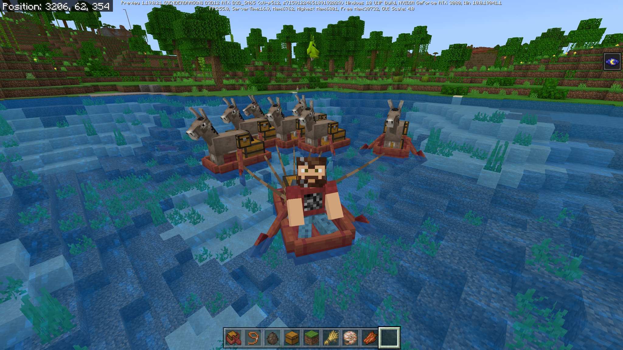 Prowl8413 on Twitter "This is what Carrying 357 shulker boxes worth of