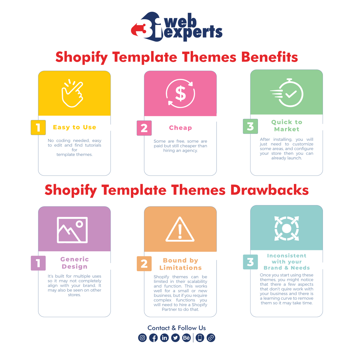 Shopify Template Themes Benefits &amp; Drawbacks

We 3iwebexperts have the best Shopify Experts that easily help you to solve your issues &amp; guide you to the best for you.

Contact : +91 96649 70476