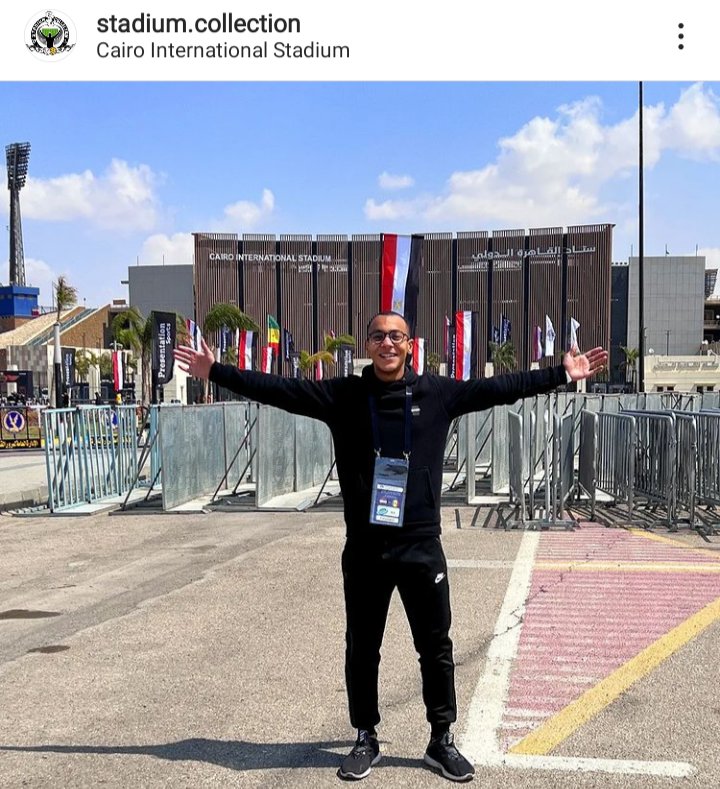StadiumCollec09's tweet photo. Our friend Ahmed Mohamed sent us this  pic from #Egypt 🇪🇬🇪🇬🇪🇬

Cairo International Stadium is already in our website https://t.co/P7MoklQMOw

https://t.co/PdooggiTpL

Cheers, mate @amseddek.

#Cairo #StadiumCollection
#instagram https://t.co/V4Dkw8SOmn