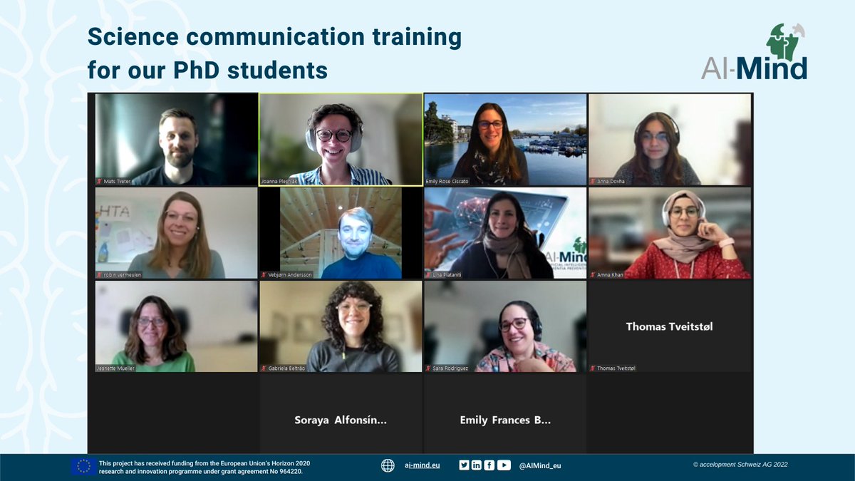 AIMind_eu's tweet photo. How to write a good tweet? 🤔🐦
This and many more tips were given to the @AIMind_eu PhD students in an online course about #science #communications held by @accelopment 

So how did they do? Check out in the tread below ⬇️ https://t.co/7ZWS3PH4mK