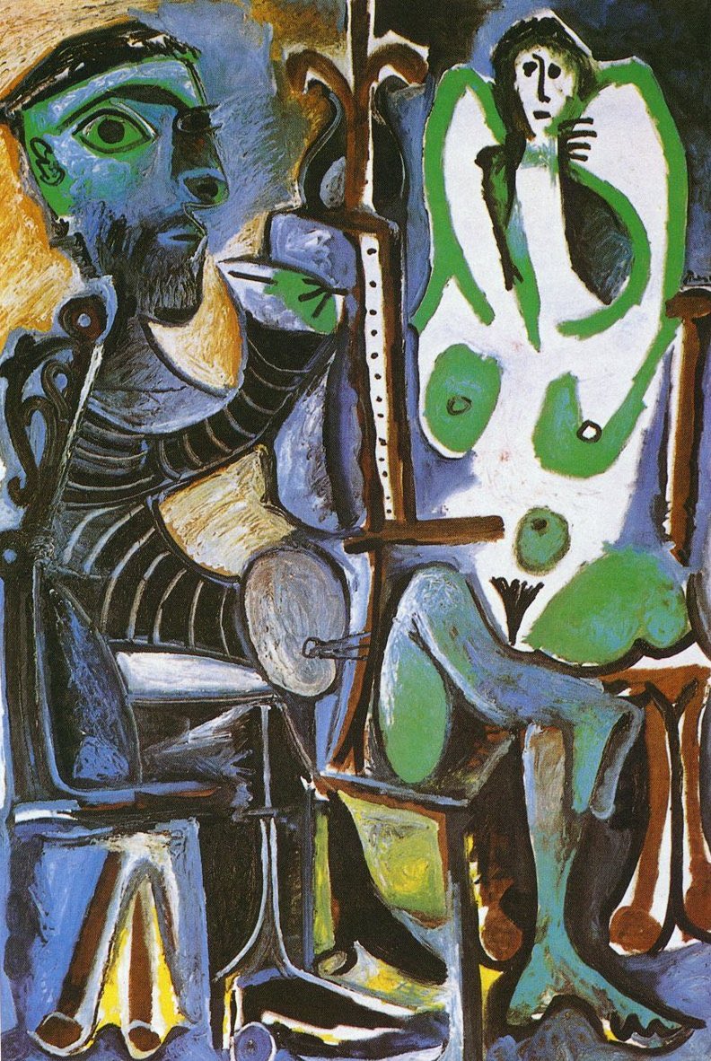Arteymas_'s tweet photo. Pintor y su modelo, 1963, Pablo Picasso https://t.co/KQOCH47cqE