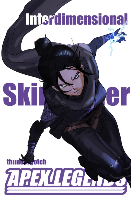 ブリーチの表紙オマージュなレイスです
#ApexLegendsFanart 
#Wraith 