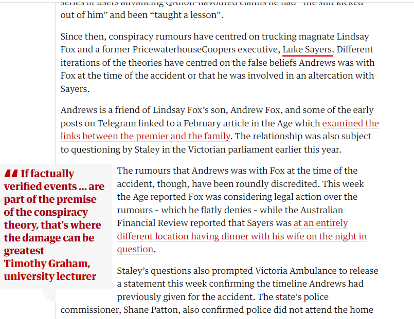 BelindaJones68's tweet image. 'Cate' is Cate Sayers, married to Luke Sayers.

Luke is a Liberal member, Tim Smith's former boss &amp;amp; was linked to Dan Andrews' rumoured 'fight' when he hurt his back

They've known Josh for yrs

Very dodgy @JoshFrydenberg, why not declare who 'Cate' really is Josh?

🐝
#auspol