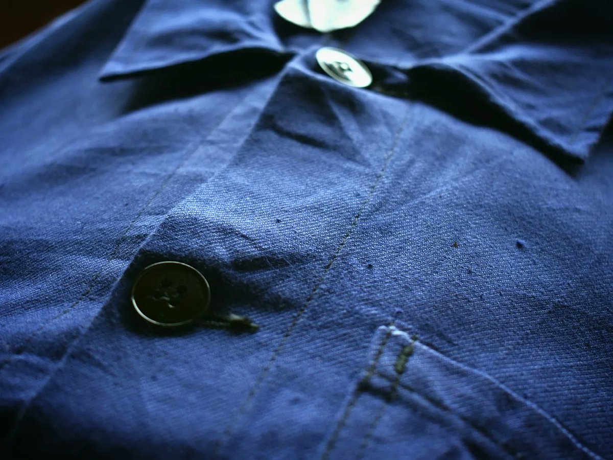 Rinceaux1's tweet photo. 【 Deadstock 】80's AU MOLINEL SANFOR French Work Jacket BLUE

#rinceaux
#kyotojapan
#kyotogram
#aumolinel
#deadstockjacket
#frenchworkjacket
#workjacket
#euroworkjacket
#eurovintage
#workfashion
#sanforjacket https://t.co/C8rsJ9JPLi