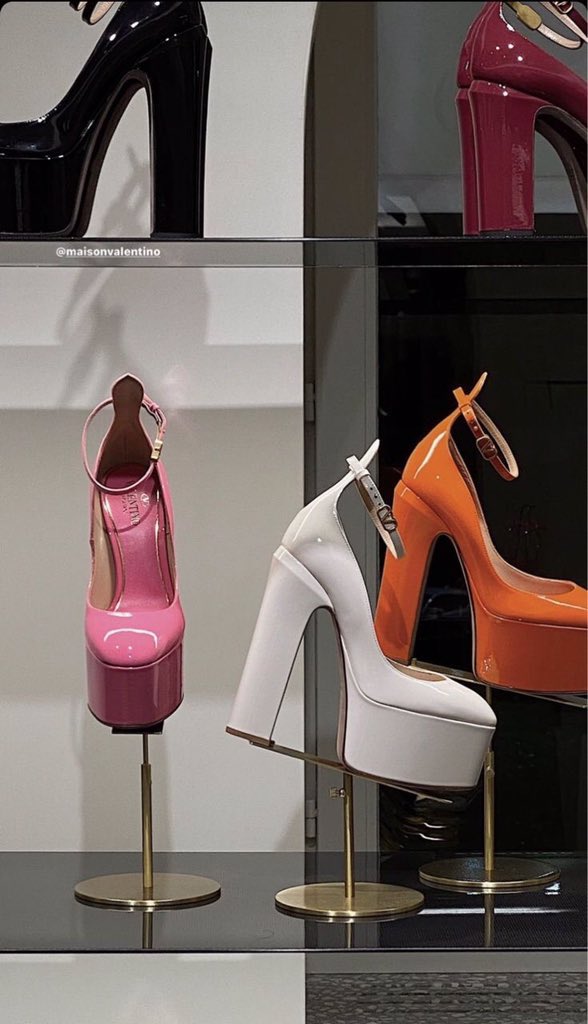valentino platform heels