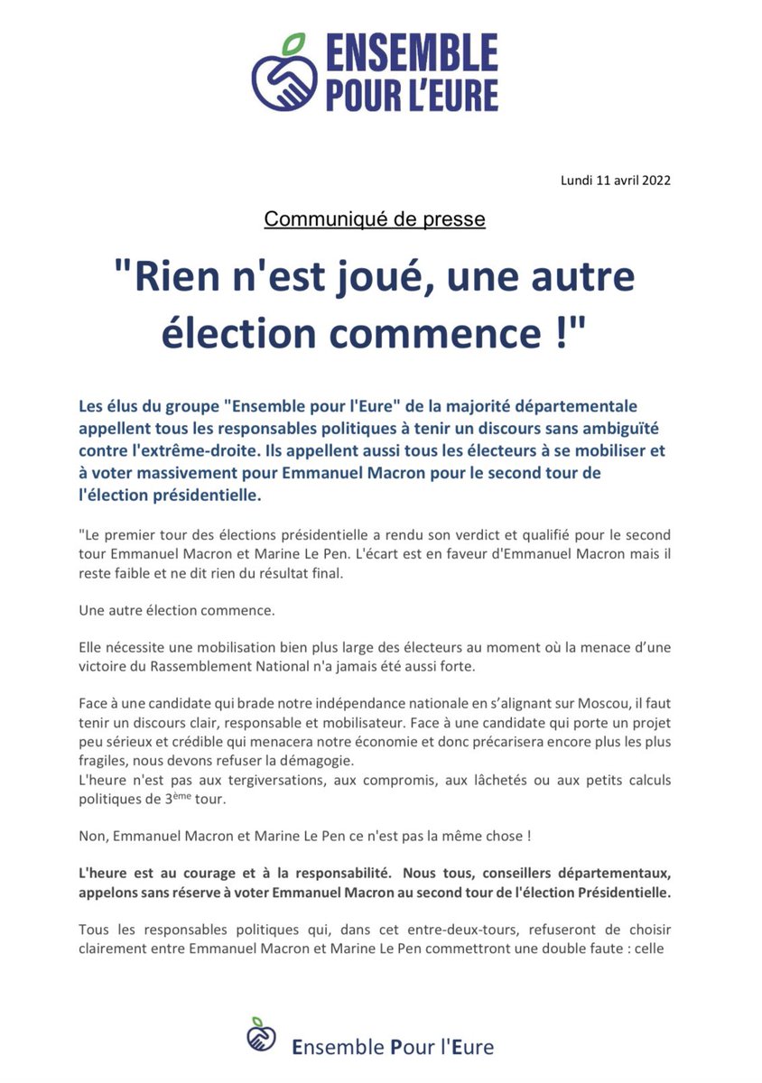 Ensemble Pour l'Eure tweet media