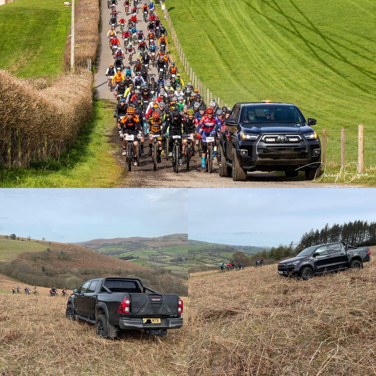 Great to see the @MTB_Marathon Series running this weekend and Gareth and Debbie’s recently acquired Hilux looking at home on the mountains of 🏴󠁧󠁢󠁷󠁬󠁳󠁿.
