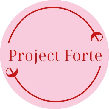 Check out our brand new logo for Project Forte! 🤩💗♥️