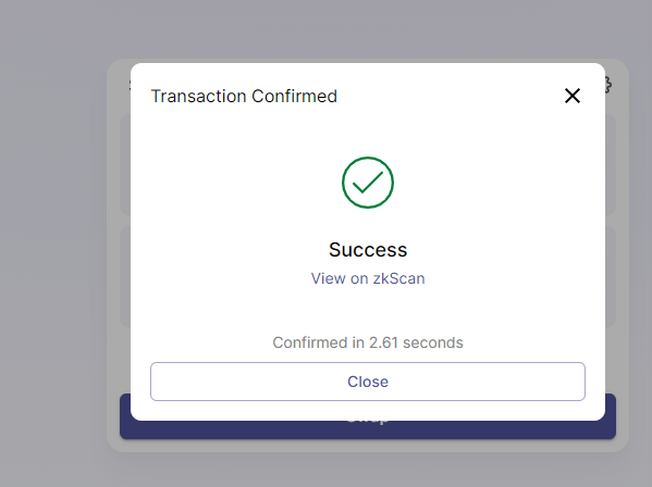 adil_rosid's tweet photo. Really smooth!!#L222 #zkSync #Layer2 #ZKRollup #testnet #Ethereum #DeFi https://t.co/06nkvpmzca
