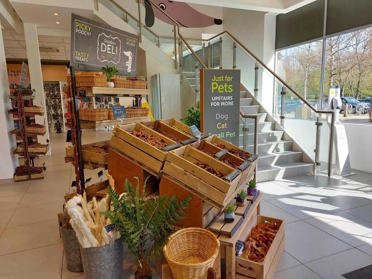 Have you visited the new addition to <a href="/Woolgatesc/">Woolgate</a>? 🙋‍♀️
<a href="/JustforPetsUK/">Just for Pets</a> is now OPEN and look how amazing it looks 👀
The 'Doodles Deli' will keep your furry freinds entertained for hours! 🥰🐕‍🦺🐈