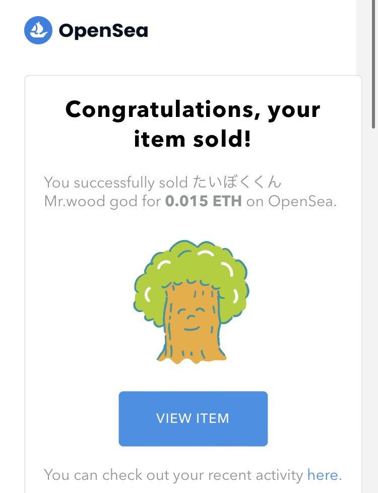 あら❗️ちまたで話題のcrocodeal🐊さんに、ちゃんやまさん(<a href="/chanyamaINK0202/">chanyamaINK</a> )のたいぼくくんがお迎えされました🥰
ありがとございました😆✨
ちゃんやまさんおめでとうございます🥰㊗️✨
ボクのところにもきてほっすぃー😆
#NFT