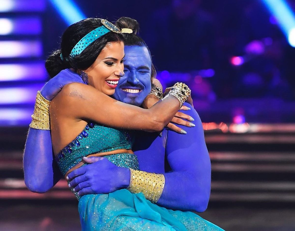 Week 4 DISNEY week Genie and Jasmine @TV4LetsDance @aronanderson