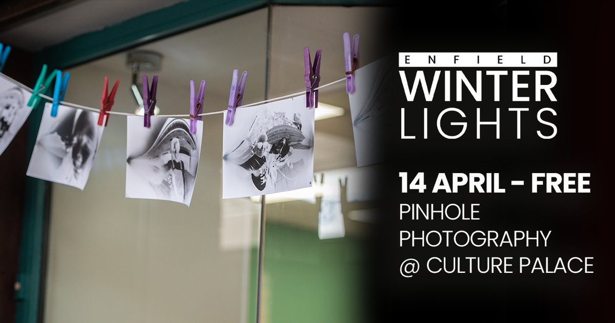 Join our free creative workshop! 

You are warmly invited to join our pinhole photography workshops at Palace Gardens Shopping Centre, Enfield.  
This will be a fun opportunity to create unique photos of yourself, friends, family and the local area. 

Everyone is welcome!
