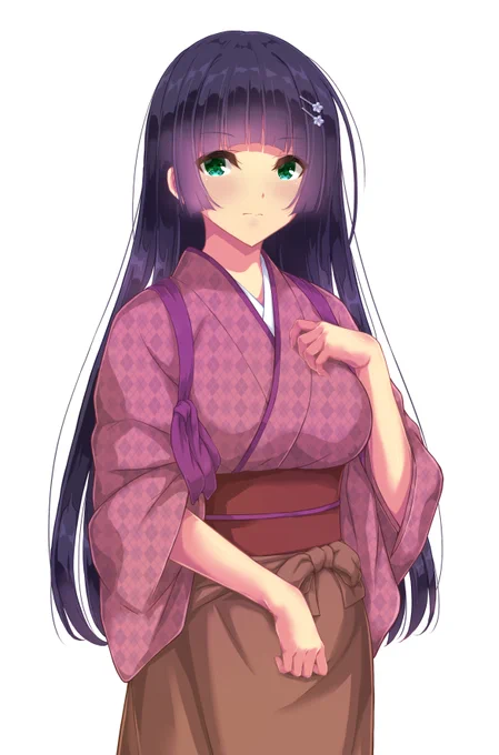 次回作のヒロイン・古瀬村 千鶴です✨
仲居さんなんですね～☺️
主人公の姪で、性格はちょいツンツン😊💕 