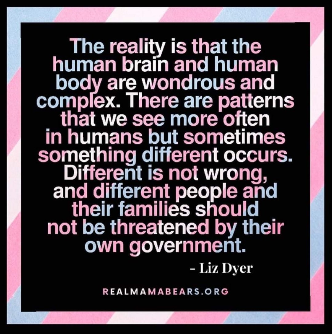 From: realmamabears.org

#Haters: Stop hurting innocent children and their families!  👪 

#mamabears 🐻 🐻‍❄
#familyfirst
#transkids #wontbeerased 
#government #endprejudice 
#lovenothate #transgenderisbeautiful #selfdetermination #lgbtqia+ 
#pride 
#transgender #Human