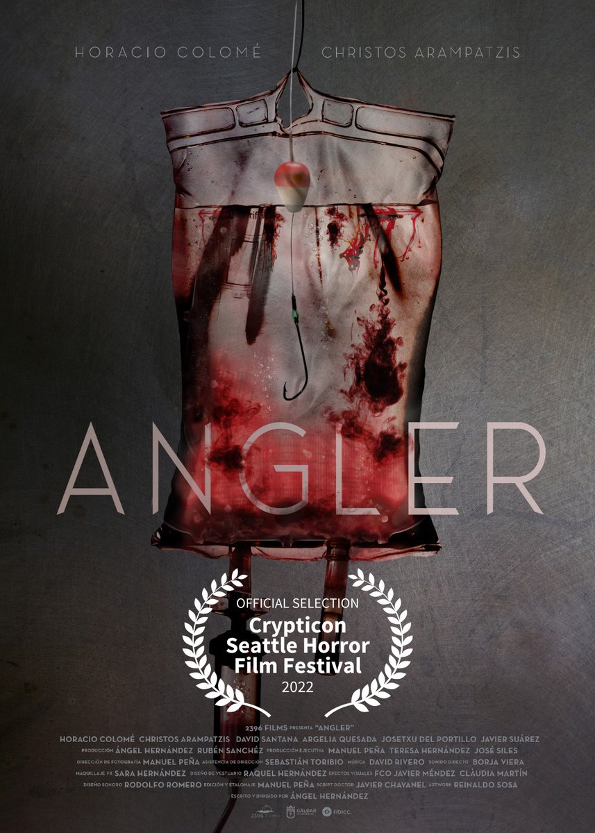 #ANGLER tendrá estreno en EEUU el próximo mayo como parte del #CrypticonSeattle Horror Film Festival, también conocido como #MaelstromInternationalFantasticFilmFestival. Enhorabuena a todo el equipo!