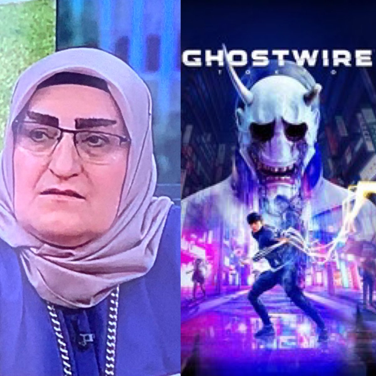 dogukansolak's tweet photo. #gelinimmutfakta makyözü, #GhostwireTokyo ‘ya selam çakmış https://t.co/zdlK9GcpfF