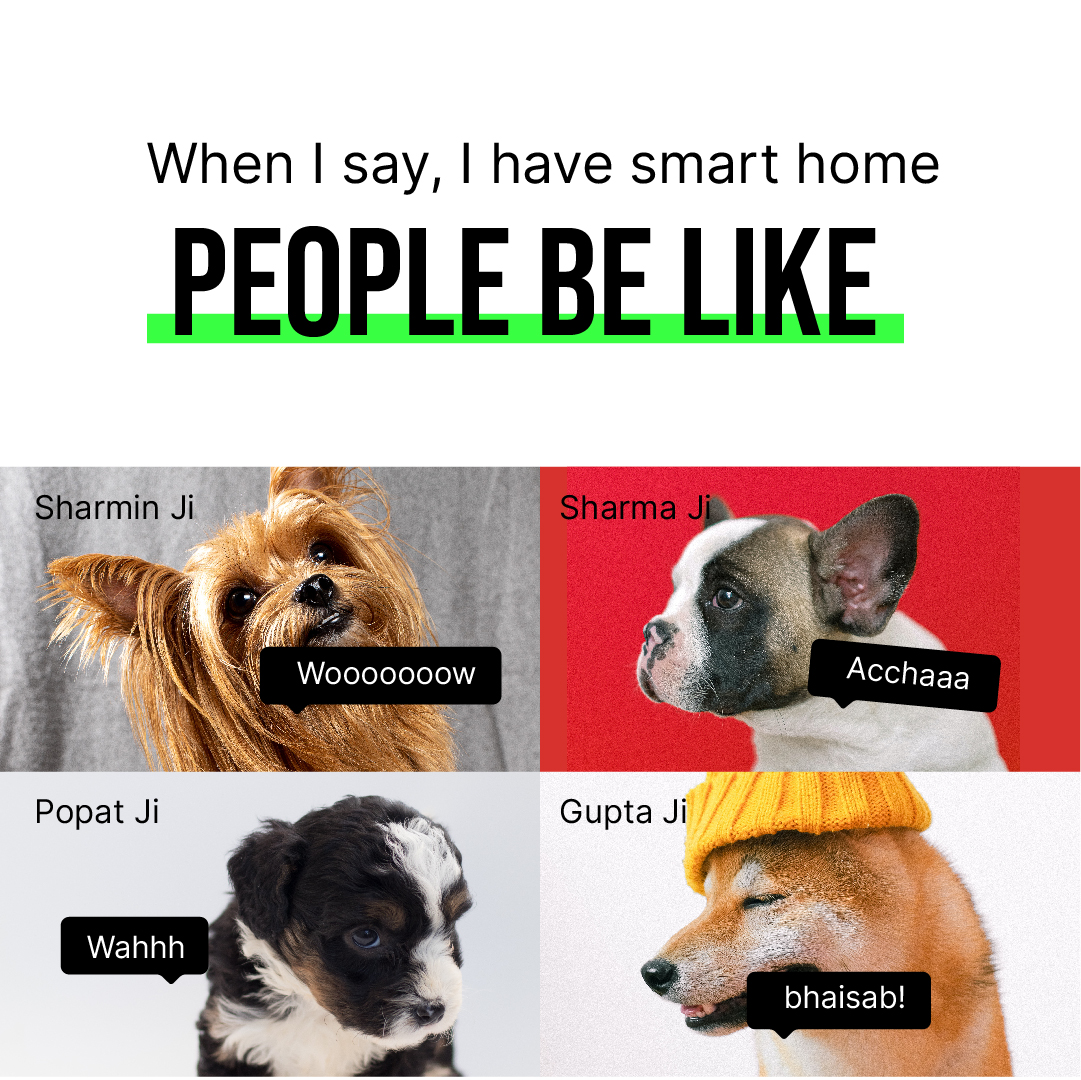 zunpulse's tweet photo. Jab ghar ko #phonesekarocontrol to padosi bhi bolenge meethe bol.
Tag your padosi in the comments π
#zunpulse #homeautomationsystems #madeinindiaproducts #homesecurity #smartlifestyle #smartlifesmartglobe #homeautomationsolutions #smartdevices #smartlifechoices #smartcontrol https://t.co/6GiErVt3bn