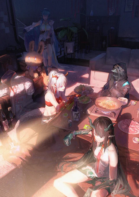 ニェン姉妹と鍋が食べたい

#アークナイツ #明日方舟 #Arknights 