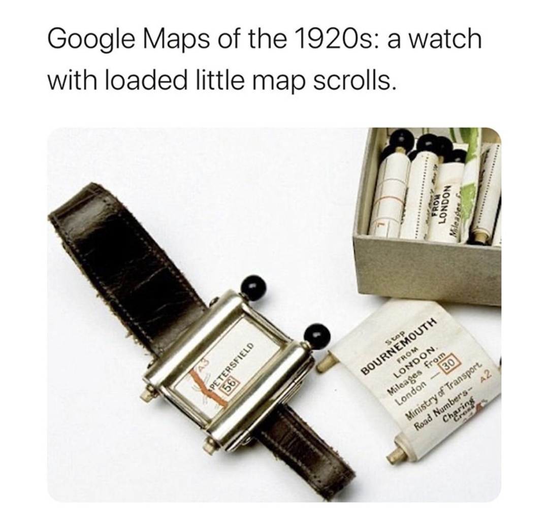 BugoutBrigade's tweet photo. Very 1st MPS system; oddly nothing to do with Google but travel was made easy with a map on your wrist. #LivingDaLife #Mapquest #rtitbot #f4f #follo4follo #folloback #MeNYou #knuckles and #thankyou🙏👊👍 https://t.co/X3bCXzJ9xb https://t.co/w8qVjyOJHL