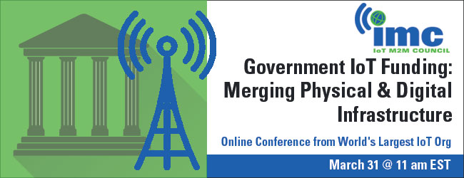 Global governments are investing heavily in #infrastructure modernization to jump start economies amid a "new normal". Which #IoT technologies may play a key role? Find out with myself and other expert panelists in this on-demand session: bit.ly/3KwUdNr