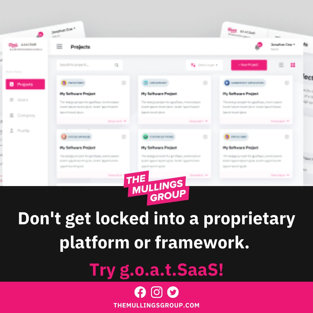 We don’t lock organizations into expensive proprietary software. With us, you own the software and data, allowing you to customize it to fit your business needs. 

Get started with us today: bit.ly/tmgwwntk 

#tmg #themullingsgroup #technologyconsulting #softwaretesting