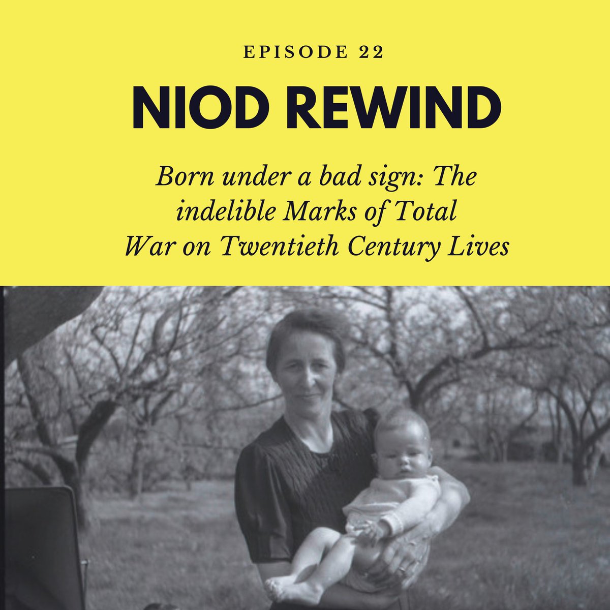 PODCAST | In the latest episode of NIOD Rewind @annevanmourik speaks with @Kinkirarufu about his inaugural lecture Born under a bad sign. The indelible Marks of Total War on Twentieth Century Lives (November 2021). Listen to the episode here: soundcloud.com/niod_rewind_po…