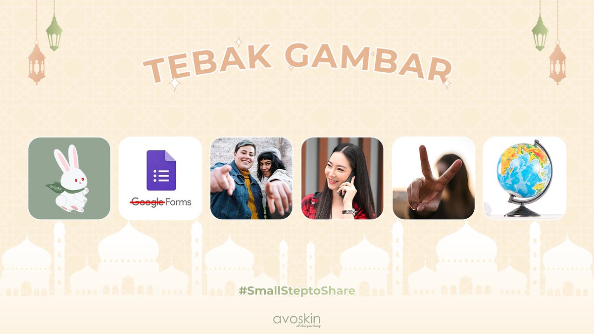 avoskinbeauty's tweet photo. ✨Kuis Sahur Avoskin✨

Karena tebak gambar kemarin seru, mari kita tebak gambar lagi. Yang udah tahu jawabanya langsung aja:

1. ♥️&amp;🔁 tweet ini
2. Follow @avoskinbeauty
3. Reply jawaban kamu, dan sertakan #SmallSteptoShare

Clue pertama: Bahasa inggris https://t.co/A1rzEaEsvM