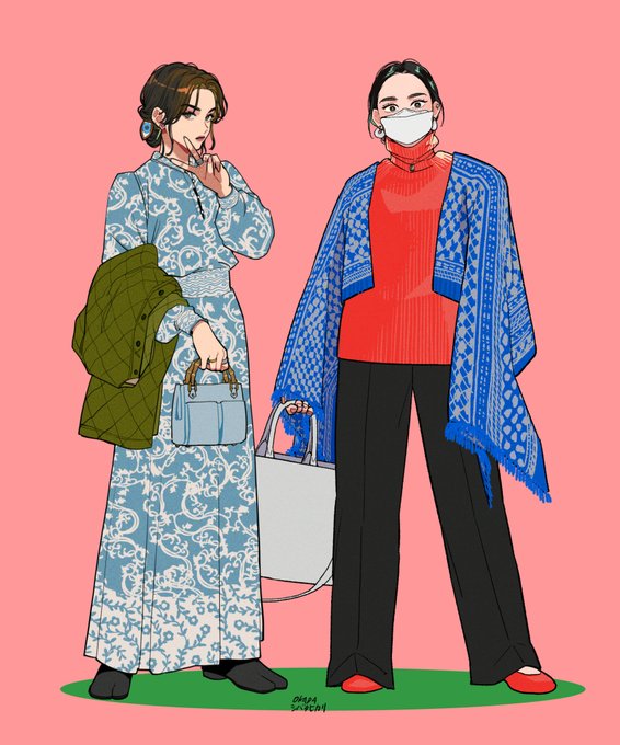 「fashion holding」 illustration images(Latest)