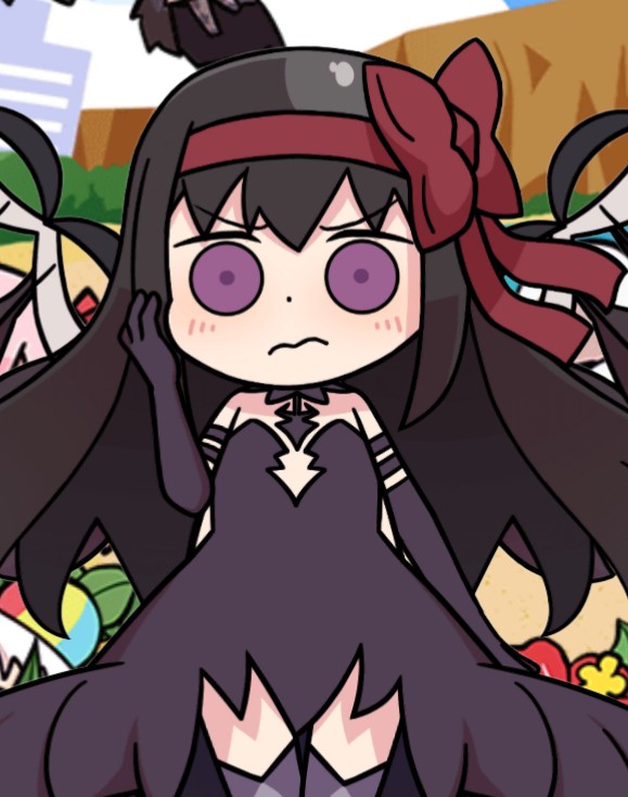 悪魔ほむらちゃんピザ食べてる場面多いから心なしかお腹ぷっくりしてる