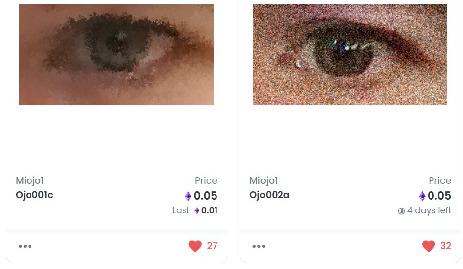 pegra148938's tweet photo. Mi portafolio #NFT quien está interesado? a la venta en #opensea por @Fixbump #polygon https://t.co/Oo4O5XHSTj