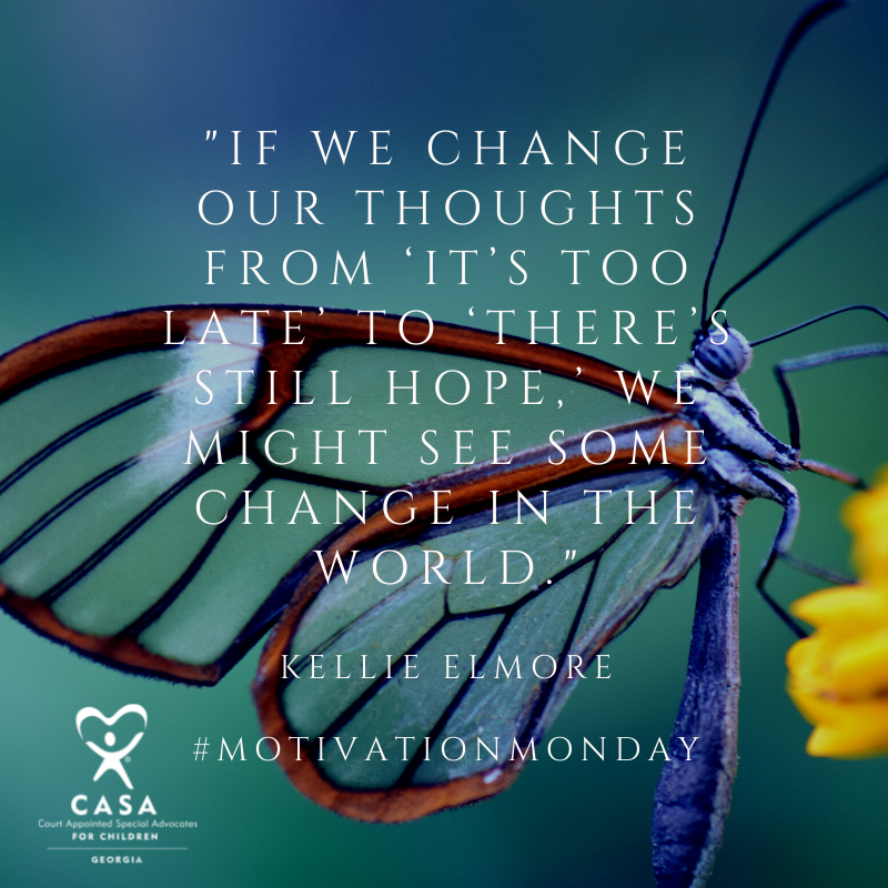 DoughertyCASA's tweet image. #MotivationMonday #CASA #ChildAdvocacy #FosterCareAwareness #Volunteer